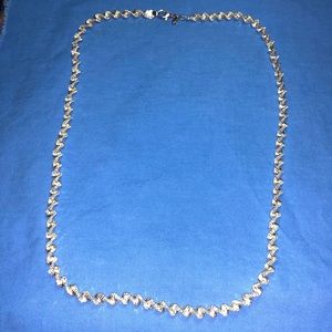 Vintage Napier Spiral Silver Tone Necklace